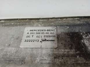 Recambio de intercooler para mercedes-benz clase c (w203) berlina 2000-2007 220 cdi (la) (203.008) referencia OEM IAM A203500050 2