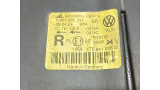 Recambio de faro derecho para volkswagen touran (1t1) 2003-2006 advance referencia OEM IAM 1T0941006D 1T0941006D 