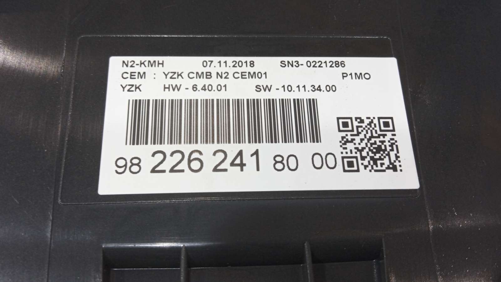 Recambio de cuadro instrumentos para opel crossland x 2017- edition referencia OEM IAM 9822624180 9822624180  Recambio de cuadro instrumentos para opel crossland x 2017- edition referencia OEM IAM 9822624180 9822624180