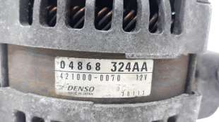 Recambio de alternador para chrysler voyager (rg) 2001-2008 2.4 se referencia OEM IAM 4868324AA 04868324AA 04868324AA 2
