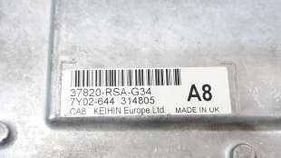 Recambio de centralita motor uce para honda civic berlina 5 (fk) 2005-2012 1.8 sport referencia OEM IAM 37820RSAG34 37820RSAG34  2