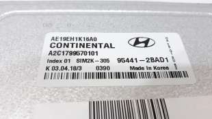 Recambio de centralita motor uce para hyundai ioniq 2016- klass electro referencia OEM IAM 954412BAD1 954412BAD1  2