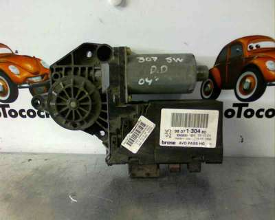 Recambio de motor elevalunas delantero derecho para peugeot 307 (s1) 2001-2005 referencia OEM IAM 990831101 9637130480 