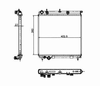 Recambio de radiador agua para citroën c3 1995-2010 referencia OEM IAM 1330C1 50447 