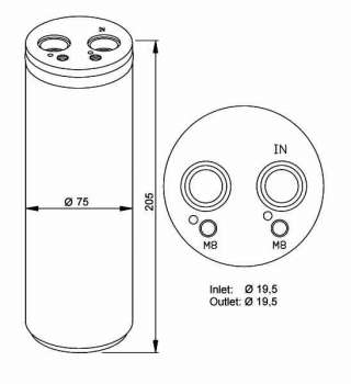 Recambio de compresor aire acondicionado para volkswagen passat berlina (3b3) 2000-2005 referencia OEM IAM 3B0820193 33204 