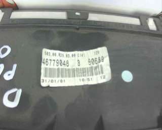 Recambio de cuadro instrumentos para fiat punto berlina (188) 1999-2002 1.2 cat referencia OEM IAM 46779048  6550