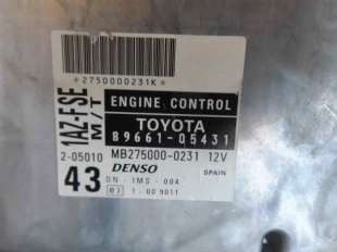 Recambio de centralita motor uce para toyota avensis berlina (t 22) 1997-2003 2.0 sol (4-ptas.) referencia OEM IAM 8966105431 MB 2