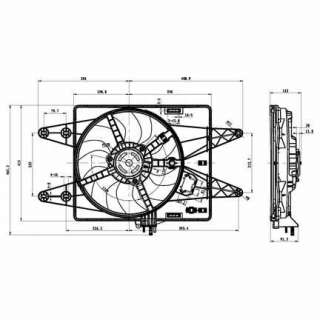 Recambio de electroventilador para fiat doblo (119) 2001-2005 1.9 d sx referencia OEM IAM  47430 