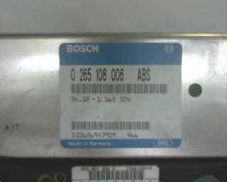 Recambio de centralita abs para bmw serie 5 berlina (e34) 1988- 525tds referencia OEM IAM 0265108006 34521162504 