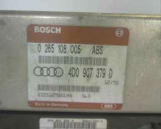 Recambio de centralita abs para audi a4 berlina (b5) 1999-2000 1.9 tdi referencia OEM IAM 4D0907379D 0265108005 