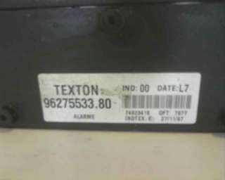Recambio de centralita inmovilizador para citroën xantia berlina 1993-1997 1.9 turbodiesel referencia OEM IAM 9627553380  