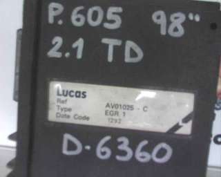 Recambio de modulo encendido para peugeot 605 1989-1998 2.1 turbodiesel referencia OEM IAM AV01025C AV01025C 