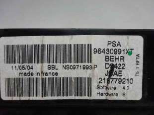 Recambio de mando climatizador para peugeot 307 (s1) 2001-2005 xr referencia OEM IAM 96430991XT   2