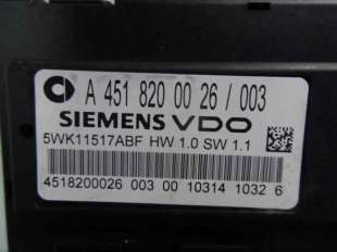 Recambio de caja reles / fusibles para smart coupe 2007-2014 micro hybrid drive (45kw) (451.334) referencia OEM IAM A4518200026  2