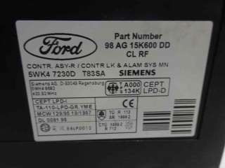 Recambio de centralita cierre para ford focus berlina (cak) 1998-2004 ambiente referencia OEM IAM 98AG15K600DD 5WK47230D 