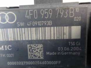 Recambio de modulo confort para audi a6 berlina (4f2) 2004-2008 3.0 tdi quattro (165kw) referencia OEM IAM 4F0959793B 4F0910793B 2