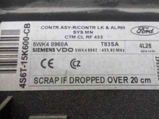 Recambio de centralita cierre para ford fiesta (cbk) 2001-2008 sport referencia OEM IAM 4S6T15K600CB  