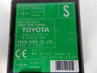 Recambio de centralita cierre para toyota auris 2006-2012 luna referencia OEM IAM 8974002010  