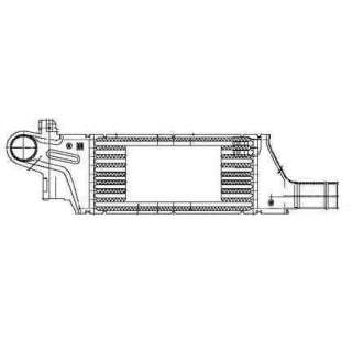 Recambio de intercooler para opel corsa c 2000-2003 club referencia OEM IAM 24427069 30429 
