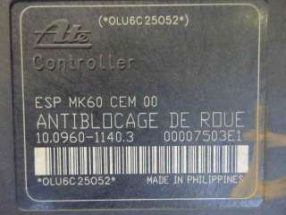 Recambio de abs para citroën c5 berlina 2004-2008 audace referencia OEM IAM 10096011403 00007503E1 10020601904