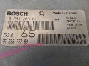 Recambio de centralita motor uce para peugeot 106 (s1) 1991-1996 1.0 referencia OEM IAM 9622677780 0261203617  2