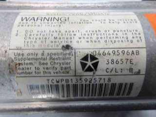 Recambio de airbag delantero derecho para chrysler 300 m (lr) 1998-2004 3.5 v6 referencia OEM IAM 04649116AD  