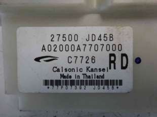 Recambio de mando climatizador para nissan qashqai (j10) 2007-2014 acenta referencia OEM IAM 27500JD45B   2