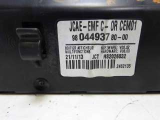 Recambio de pantalla multifuncion para citroën c4 lim. 2010-2018 collection referencia OEM IAM 9804493780  