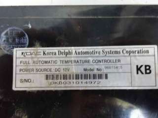 Recambio de mando climatizador para daewoo nubira berlina 2003-2004 1.6 cat referencia OEM IAM 96615415  
