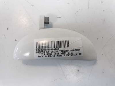 Recambio de maneta exterior trasera derecha para toyota aygo (kgb/wnb) 2005-2015 city referencia OEM IAM 692300H011  