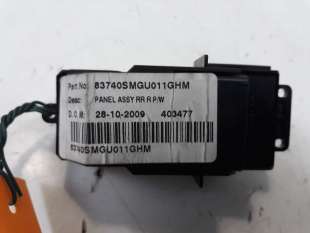 Recambio de mando elevalunas trasero derecho para honda civic berlina 5 (fk) 2005-2012 2.2 ctdi referencia OEM IAM 83740SMGU011G 2