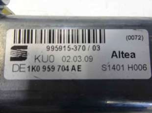 Recambio de motor elevalunas trasero derecho para seat altea xl (5p5) 2006-2015 family referencia OEM IAM 1K0959704AE 0902180016 2