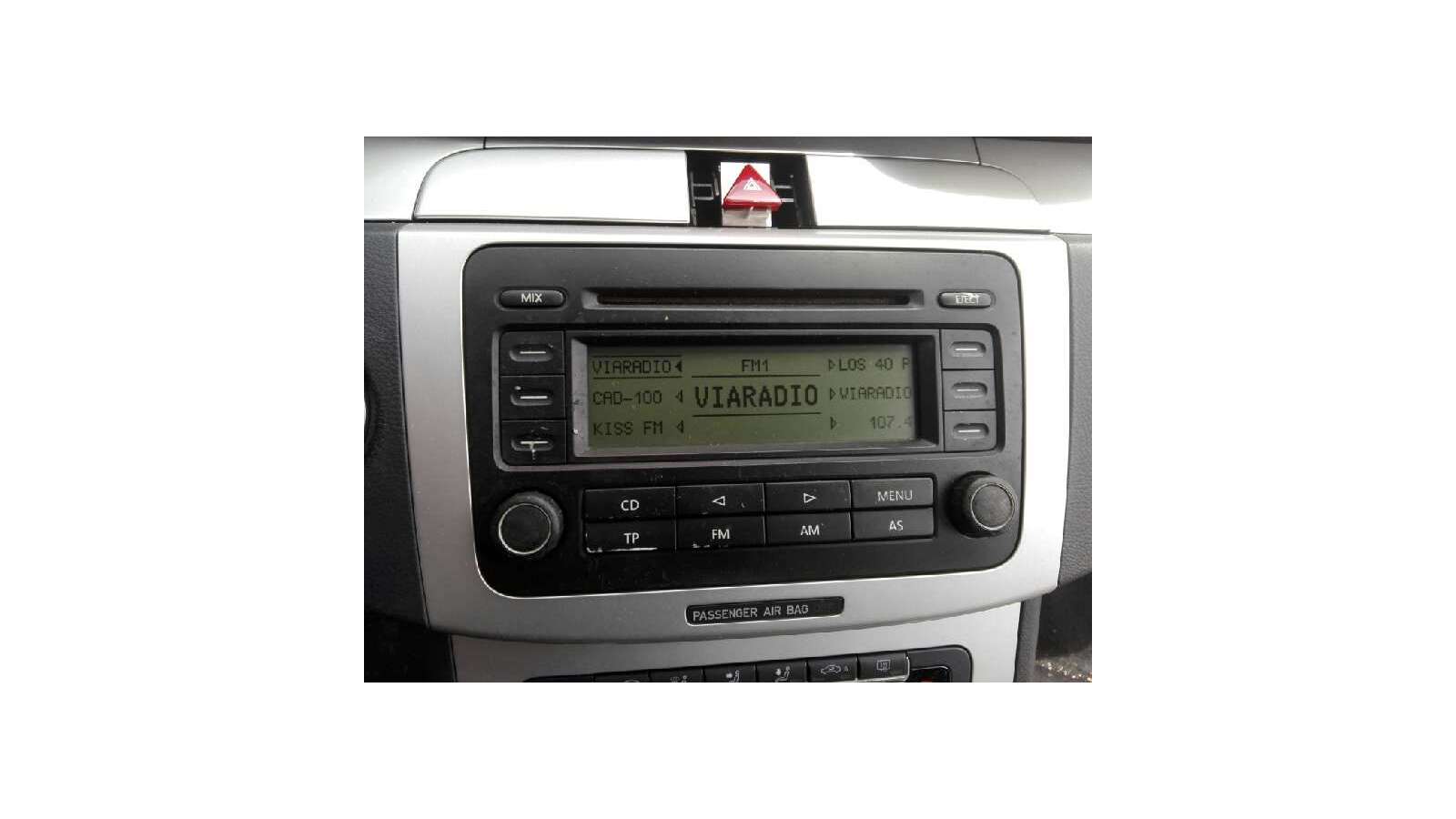 Recambio de sistema audio / radio cd para volkswagen passat berlina (3c2) 2005-2010 advance plus referencia OEM IAM 1K0057186AA  Recambio de sistema audio / radio cd para volkswagen passat berlina (3c2) 2005-2010 advance plus referencia OEM IAM 1K0057186AA