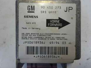 Recambio de centralita airbag para opel astra f berlina 1991-1998 1.6 cat referencia OEM IAM 90450273JP 5WK4072 JPS0618936J 2