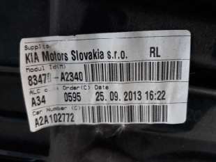 Recambio de elevalunas trasero izquierdo para kia cee´d 2012-2018 drive referencia OEM IAM 83470A2340   2