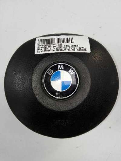 Recambio de airbag delantero izquierdo para bmw serie 3 compact (e46) 2001-2005 320td referencia OEM IAM 61316949754  
