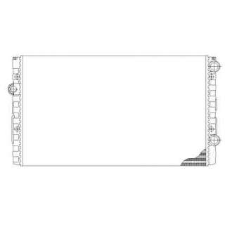 Recambio de radiador agua para volkswagen golf iii berlina (1h1) 1991-1998 s referencia OEM IAM 1H0121253BC 50454 