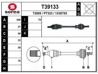 Recambio de transmision delantera izquierda para citroën c3 2009-2017 collection referencia OEM IAM 3272VV P1498 