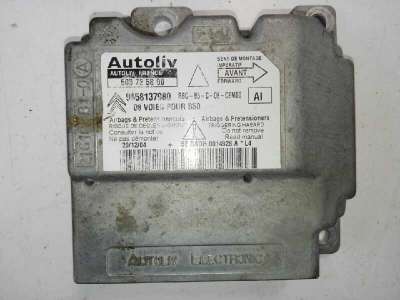 Recambio de centralita airbag para citroën c4 coupe 2004-2011 vtr referencia OEM IAM 9658137980 603725800 
