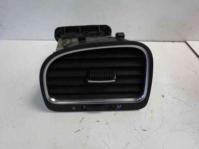 Recambio de rejilla aireadora para volkswagen golf vi (5k1) 2008-2012 advance bluemotion referencia OEM IAM 5K0819703  