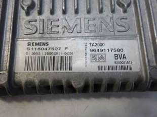 Recambio de centralita cambio automatico para citroën c5 berlina 2001-2004 2.0 hdi sx referencia OEM IAM 9649117580   2