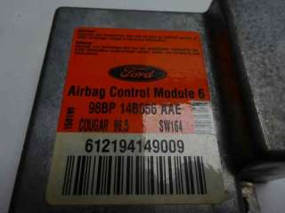 Recambio de centralita airbag para ford cougar (mc) 1998-2001 v6 referencia OEM IAM 98BP14B056AAE  