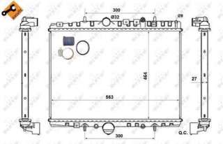 Recambio de radiador agua para peugeot 807 2002-2010 st pack referencia OEM IAM 9641728180 58315 
