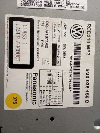 Recambio de sistema audio / radio cd para volkswagen polo (6r1) 2009-2014 advance referencia OEM IAM 5M0035156D  