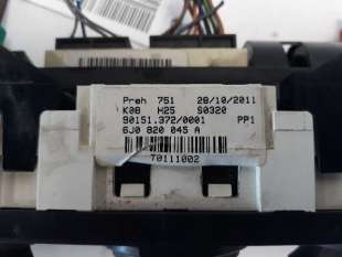 Recambio de mando calefaccion / aire acondicionado para seat ibiza (6j5) 2008-2015 reference referencia OEM IAM 6J0820045A   2