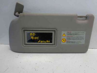 Recambio de parasol izquierdo para nissan navara pick-up (d40m) 2005- doble cab se 4x4 referencia OEM IAM   