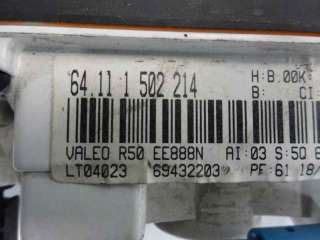 Recambio de mando calefaccion / aire acondicionado para mini r50 2001-2007 one referencia OEM IAM 64111502214  