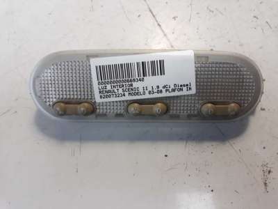 Recambio de luz interior para renault scenic ii 2003-2009 1.9 dci diesel referencia OEM IAM 820073234  