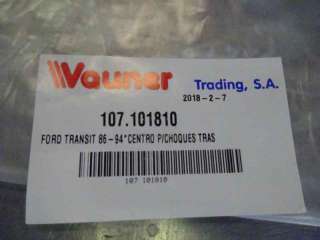 Recambio de paragolpes trasero para ford transit, caja abierta 86/92 1985-1994 referencia OEM IAM 6585500 107101810 