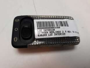Recambio de luz interior para citroën berlingo 2002-2011 2.0 hdi sx plus familiar referencia OEM IAM 6362K9  